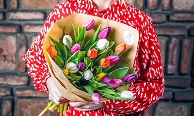 ფერადი ტიტები | Colorful Tulips