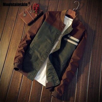 Mountainskin New Men&#39;s Slim Casual Jackets Outerwear