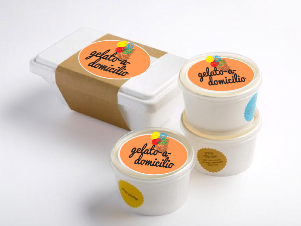 Vaschetta gelato artigianale grande 18 palline Vaschetta gelato artigianale grande 18 palline