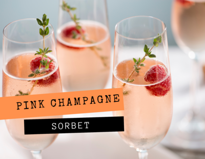 Pink Champagne Sorbet 1L