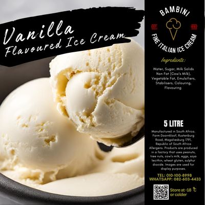 Classic Vanilla Ice Cream 5L