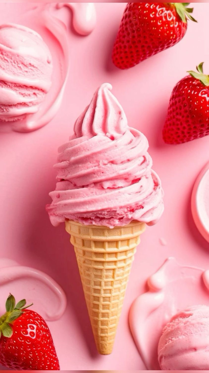 Econo Strawberry Soft Serve 5L (Liquid)