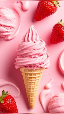 Econo Strawberry Soft Serve 5L (Liquid)