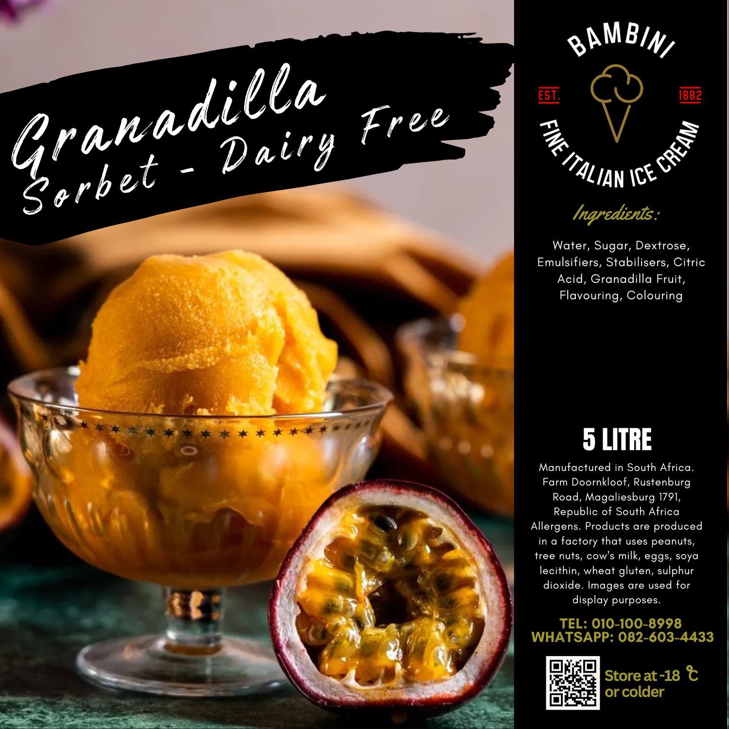 Fruit Sorbets - 5L