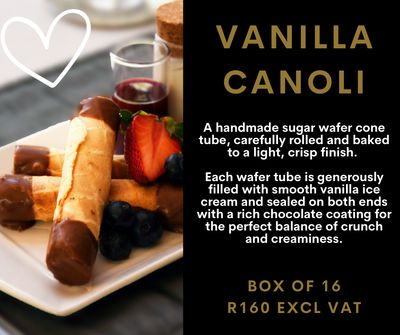 Canoli - Vanilla *Box Of 16