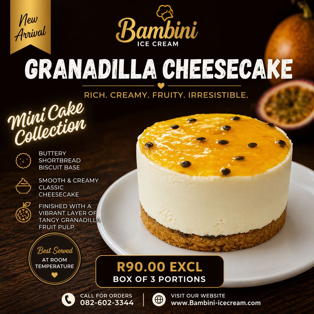 Granadilla Cheesecake