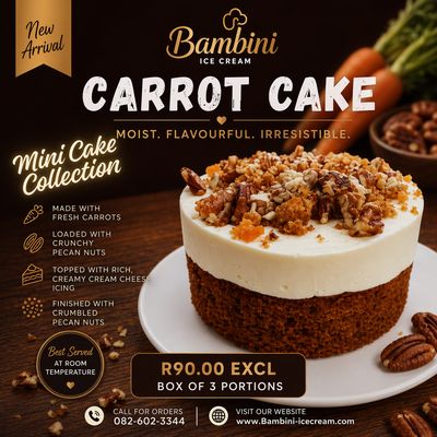 Carrot Cake *Box Of 3