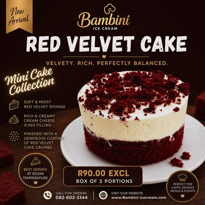 Red Velvet Cake *Box Of 3