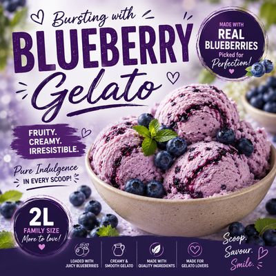 Blueberry Gelato