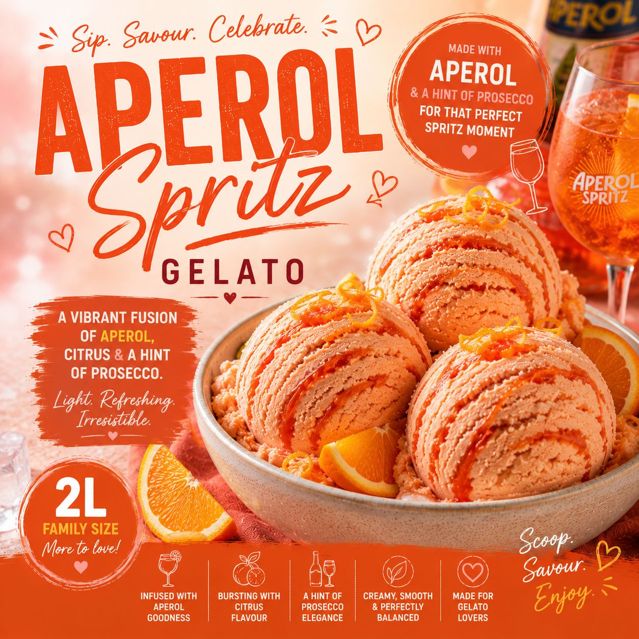 Aperol Spritz 2L Sorbet