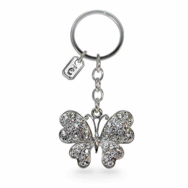 Butterfly Sparkle Keychain