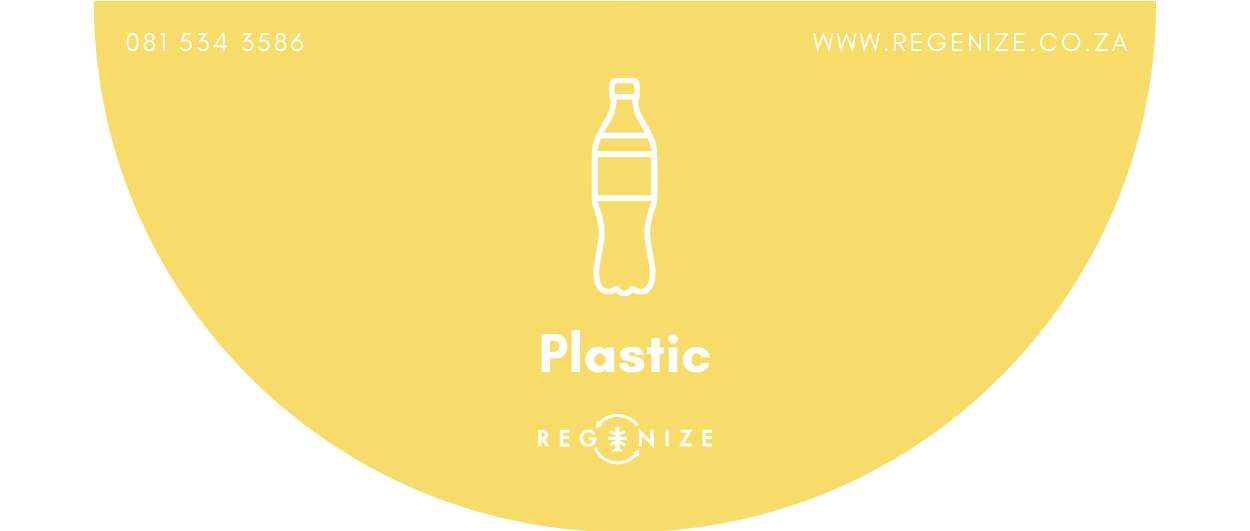 Recycling Bin Sticker - Plastic