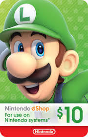 $10 Nintendo eshop
