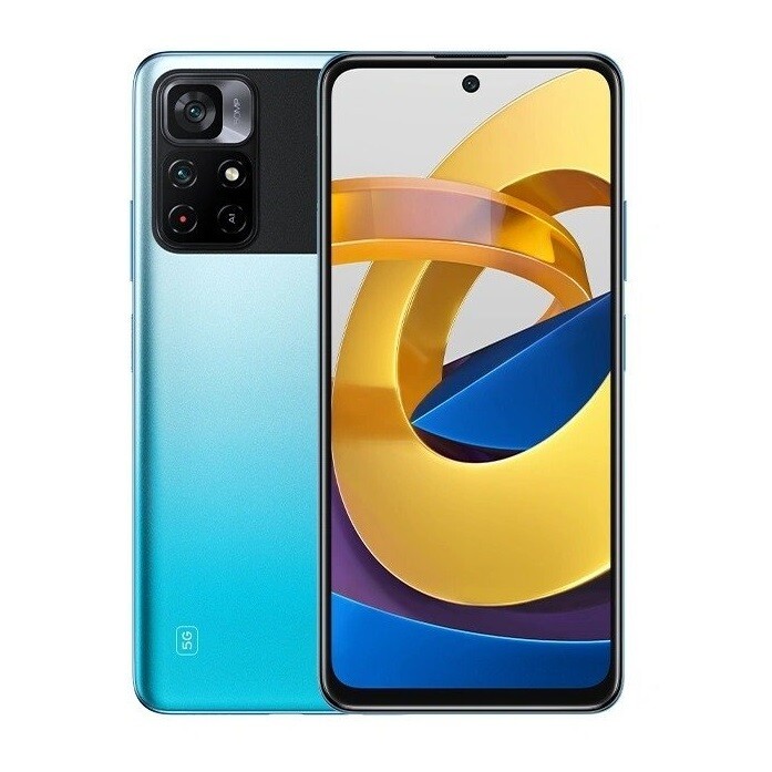 Смартфон Xiaomi Poco M4 Pro 6/128 Blue + стекло