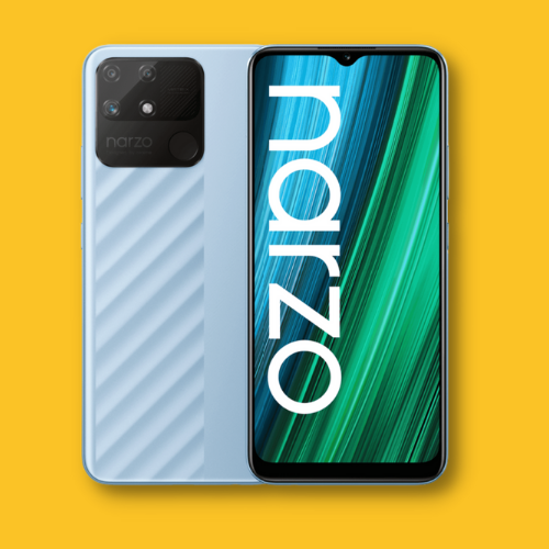 Смартфон Realme Narzo 50A 4/128 BLue + стекло
