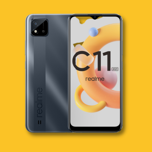 Смартфон Realme C11 (2021) 2/32 Gray + стекло