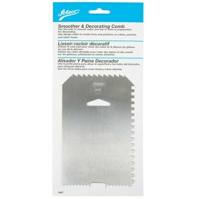 Ateco® Decorating Comb & Icing Smoother