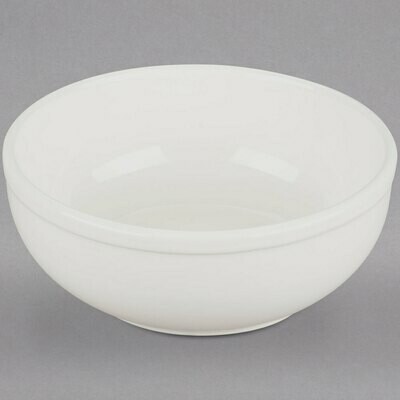 Ivory Rolled Edge China Bowl 15 oz.