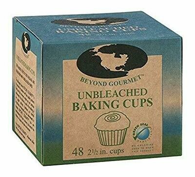 Unbleached Baking Cups - 2.5" 48/ct