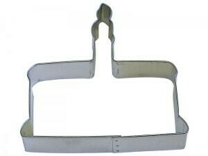 Cake with Candle Cookie Cutter 4"