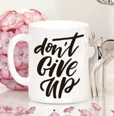 Quotable Life™ Don't Give Up 11 oz. Mug