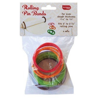 Talisman Designs® Silicone Rolling Pin Bands Set