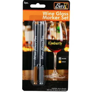 Wine & Cocktail Glass Marker Set of 2