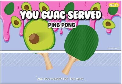 Gift Republic® You Guac Served Ping Pong Set