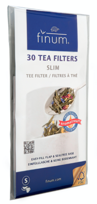 Finum® 30-Pk. Disposable Paper Tea Filters