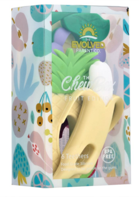 The ChewBox® Fruit Edition Teether Set of 6
