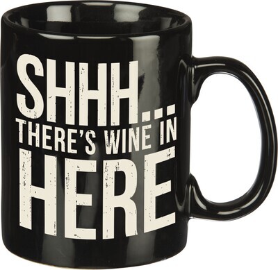 "There's Wine in Here" Stoneware Mug