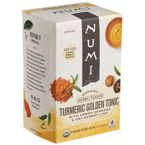 Numi™ Organic Turmeric Golden Tonic Tea 12/Box