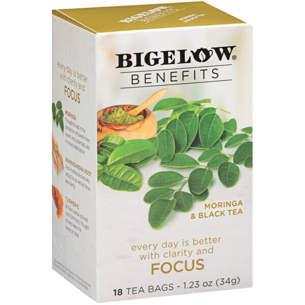Bigelow™ Benefits Moringa & Black Tea 18/Box