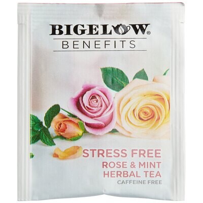 Bigelow™ Benefits Rose & Mint Herbal Tea 18/Box