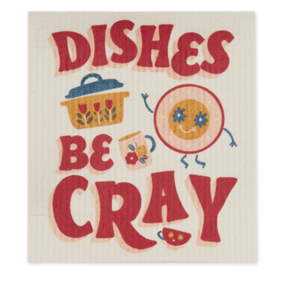 DII® Dishes Be Cray Swedish Dishcloth