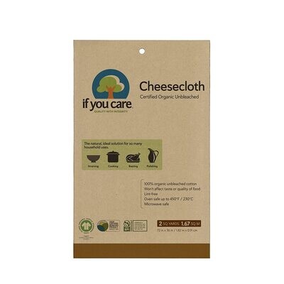 If You Care® Organic Unbleached Cheesecloth