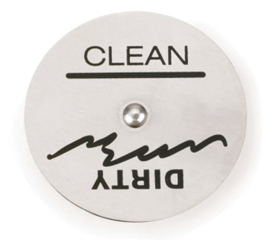 RSVP International® Stainless Steel Clean / Dirty Dishwasher Magnet
