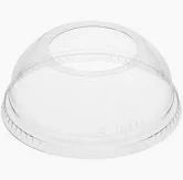 Clear Dome Lid with Hole