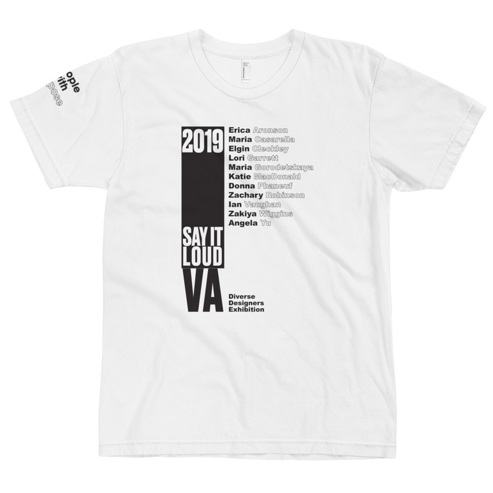 SAY IT LOUD - Virginia Winner BLACK Logo T-Shirt