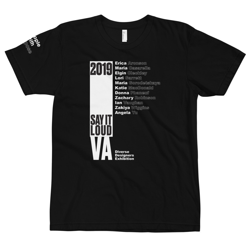 SAY IT LOUD - Virginia Winner WHITE Logo T-Shirt