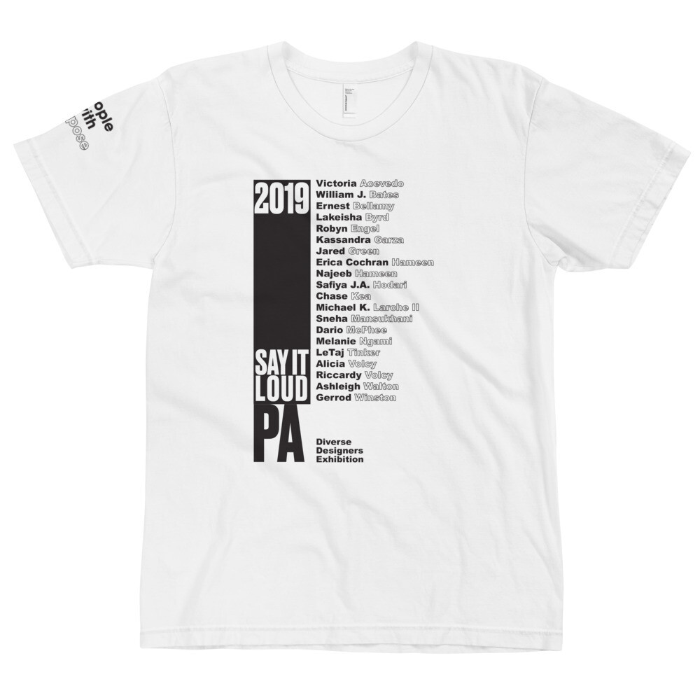 SAY IT LOUD - Pennsylvania Winner BLACK Logo T-Shirt