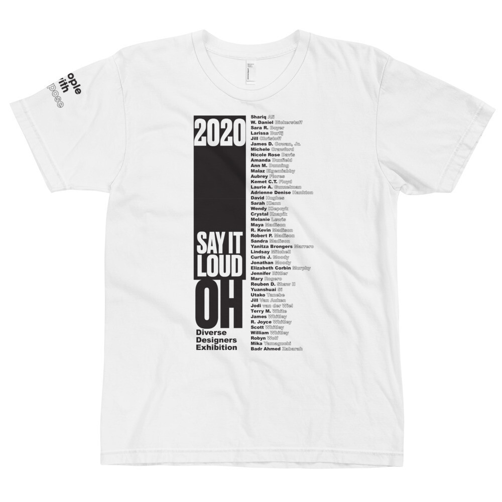 SAY IT LOUD - Ohio Winner BLACK Logo T-Shirt