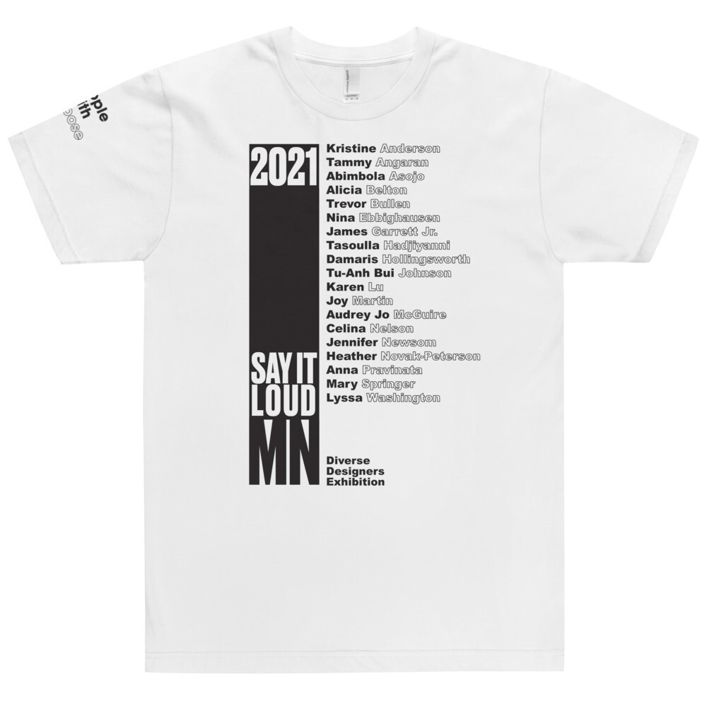 SAY IT LOUD - Minnesota Winner BLACK Logo T-Shirt