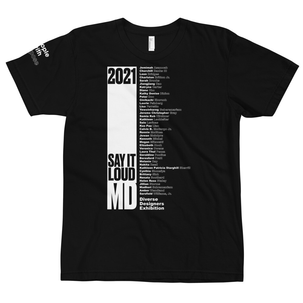 SAY IT LOUD - Maryland Winner WHITE Logo T-Shirt