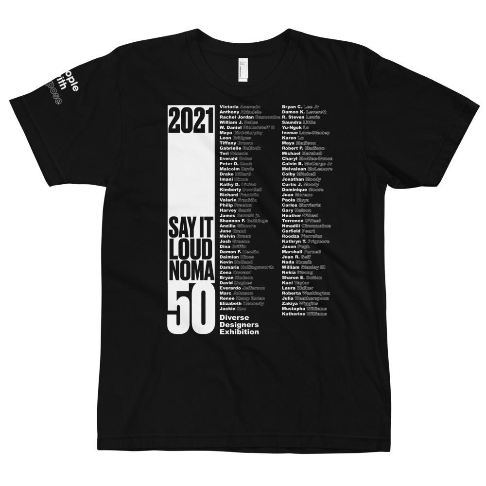 SAY IT LOUD - NOMA 50th Winner WHITE Logo T-Shirt
