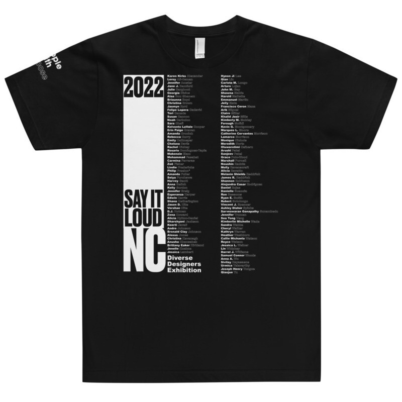 SAY IT LOUD - North Carolina Winner WHITE Logo T-Shirt