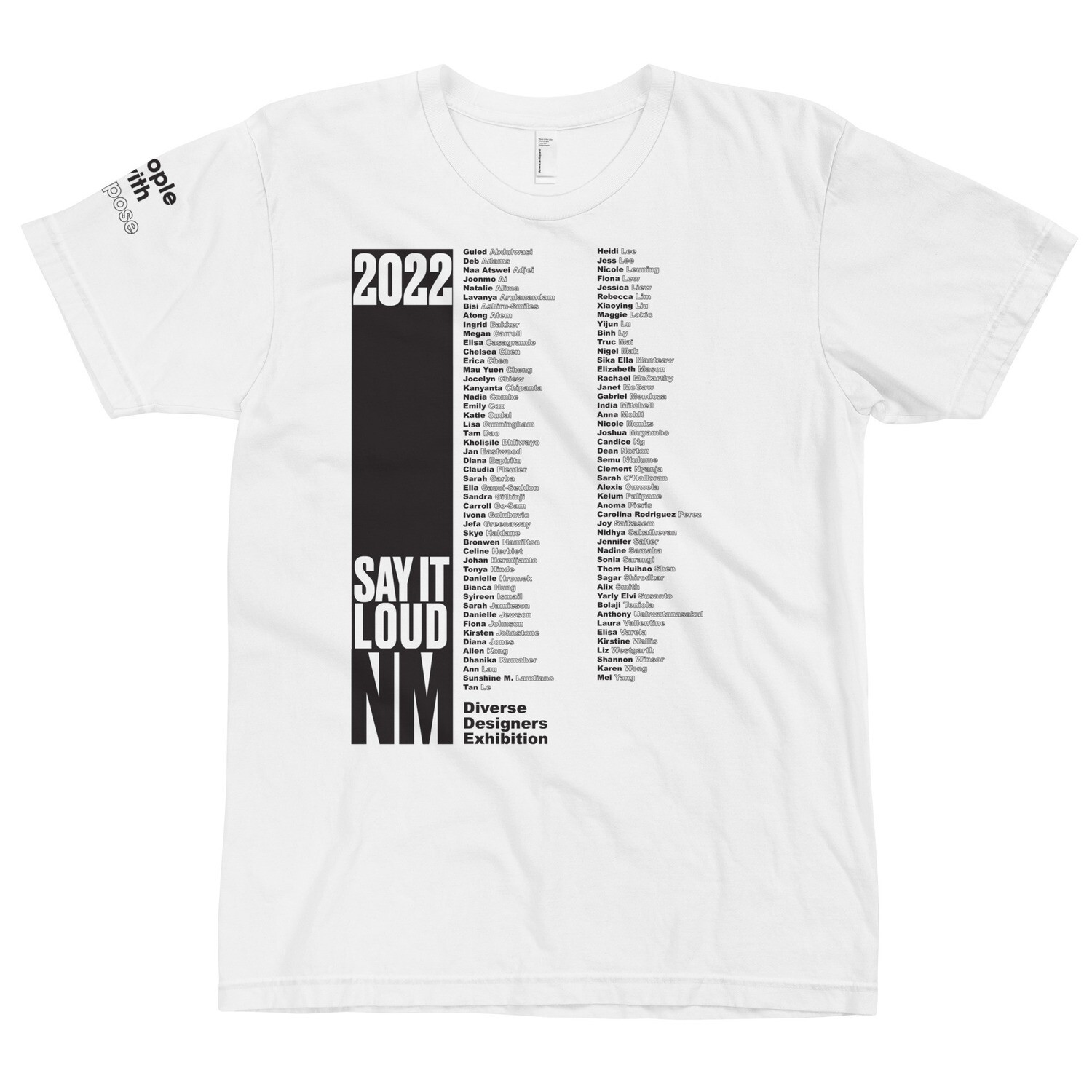 SAY IT LOUD - Naarm Melbourne Winner BLACK Logo T-Shirt