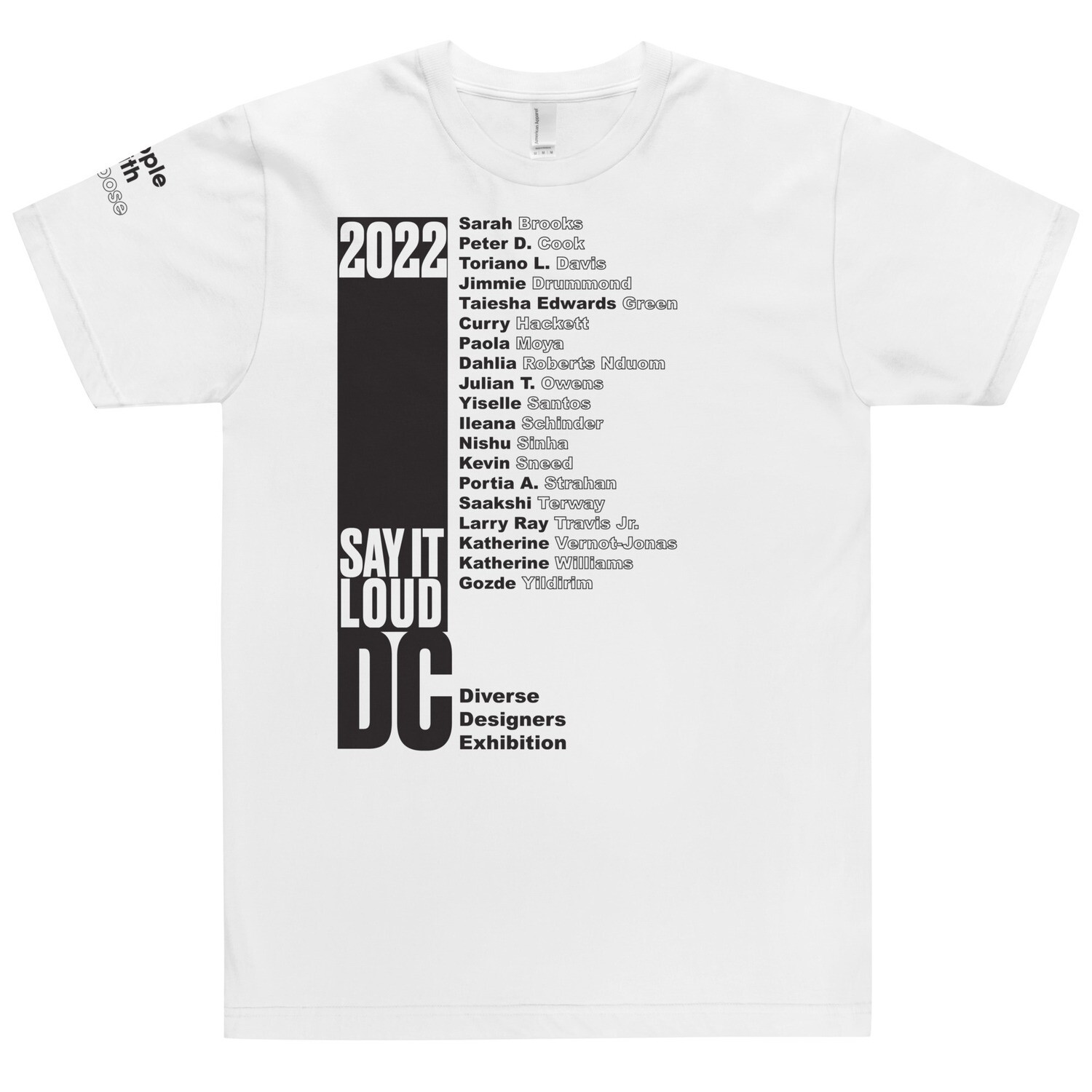 SAY IT LOUD - Washington DC Winners BLACK Logo T-Shirt