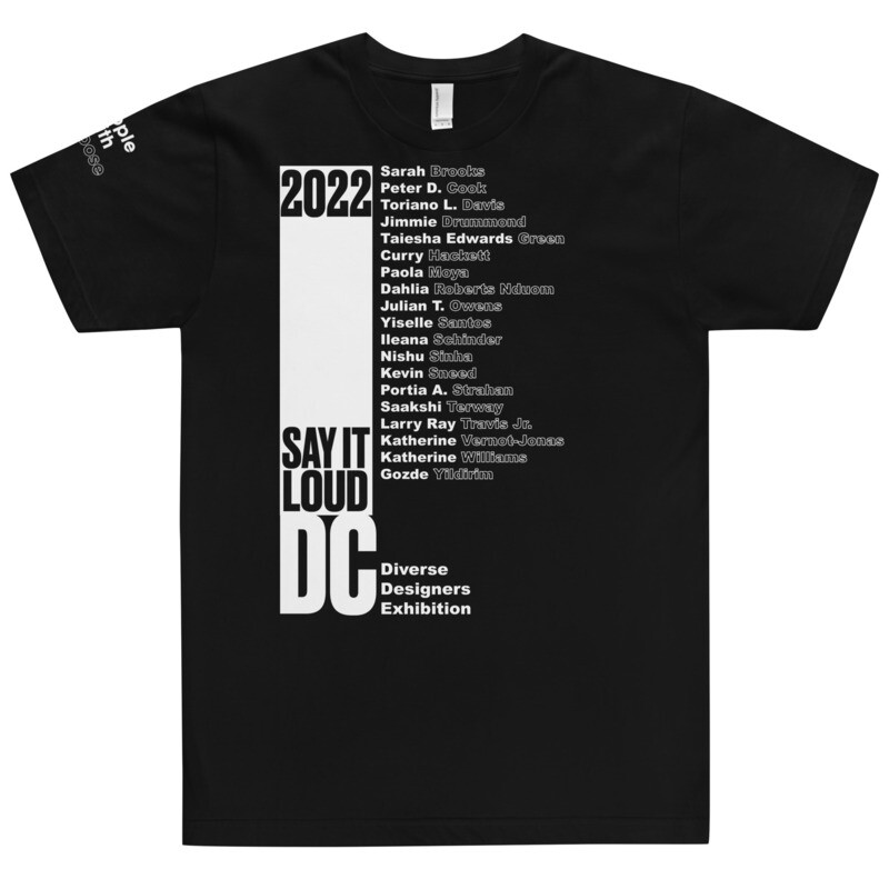 SAY IT LOUD - Washington DC Winners WHITE Logo T-Shirt