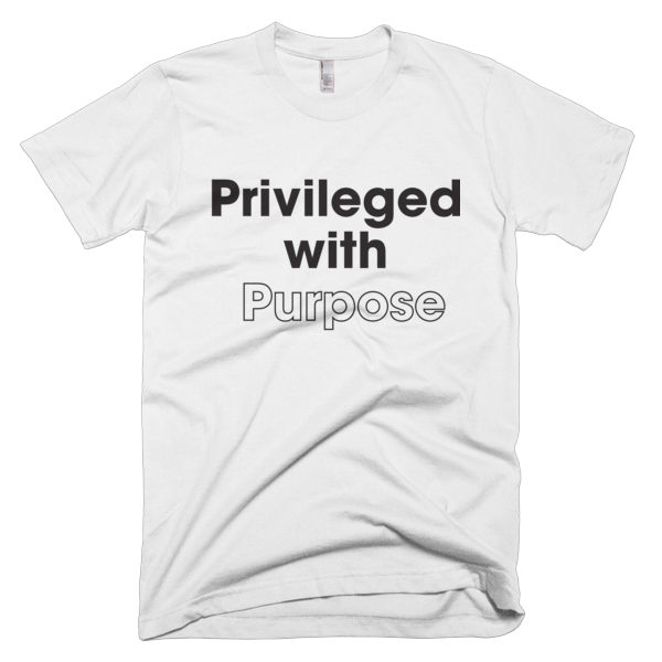 Privileged With Purpose - BLACK Graphic T-Shirt